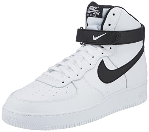 Nike Homme Air Force 1 High '07 Chaussure de Basketball, Blanc et Noir