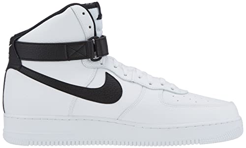 Nike Homme Air Force 1 High '07 Chaussure de Basketball, Blanc et Noir