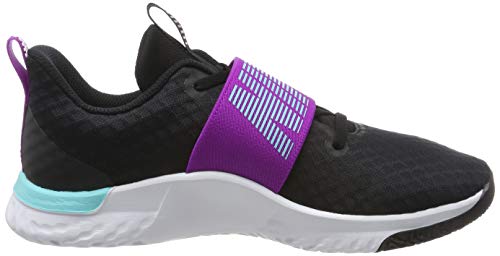 Nike Femme WMNS Renew in-Season TR 9 Chaussures de Gymnastique, Noir (Black/Photo Blue/Vivid Purple/Lt Aqua/White 007)