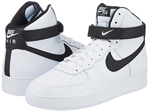 Nike Homme Air Force 1 High '07 Chaussure de Basketball, Blanc et Noir