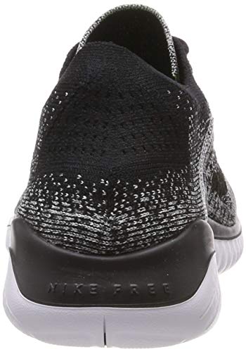 Nike Homme Free RN Flyknit 2018 Chaussures de Running Compétition, Blanc White Black 101