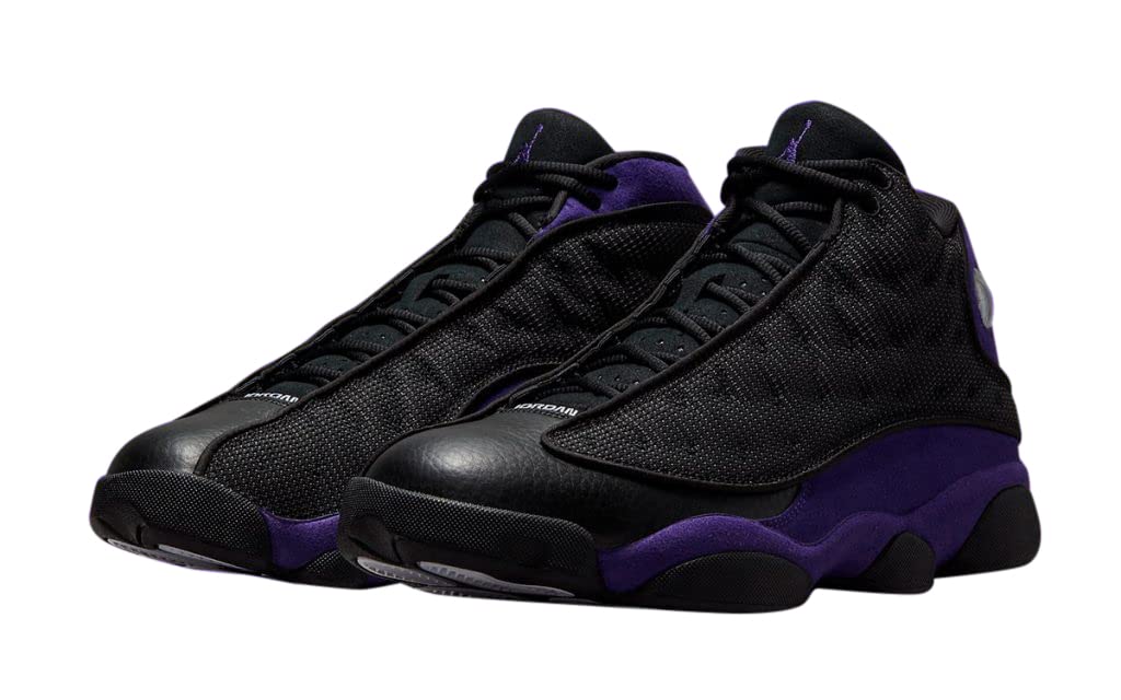 Jordan Air 13 Retro Hyper Royal  Chaussures pour homme, Noir/blanc/violet