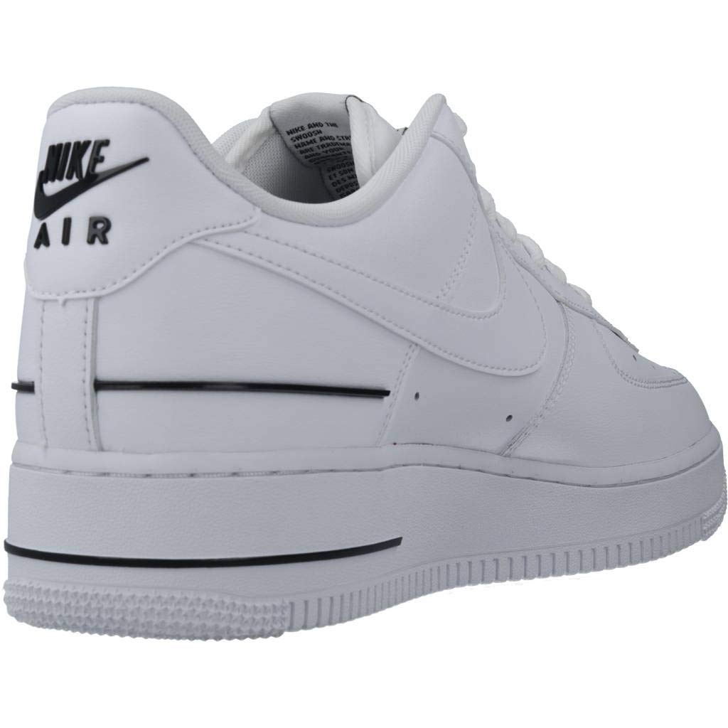 Nike Homme Air Force 1 '07 Lv8 3 Chaussure de Basket, Blanc/Blanc-Noir