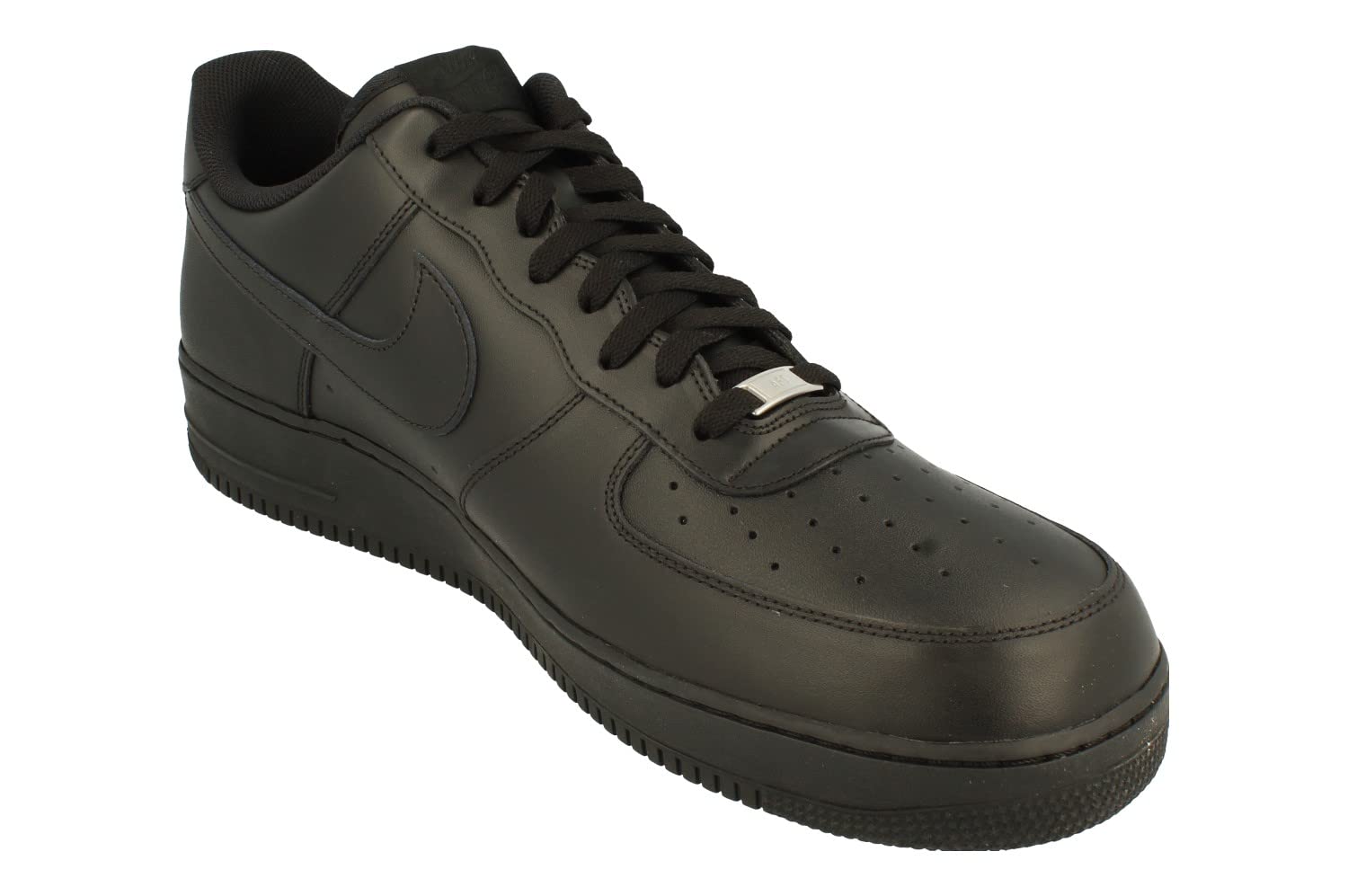 Nike Air Force 1 07 Hommes Trainers 315122 Sneakers Chaussures  Black 001