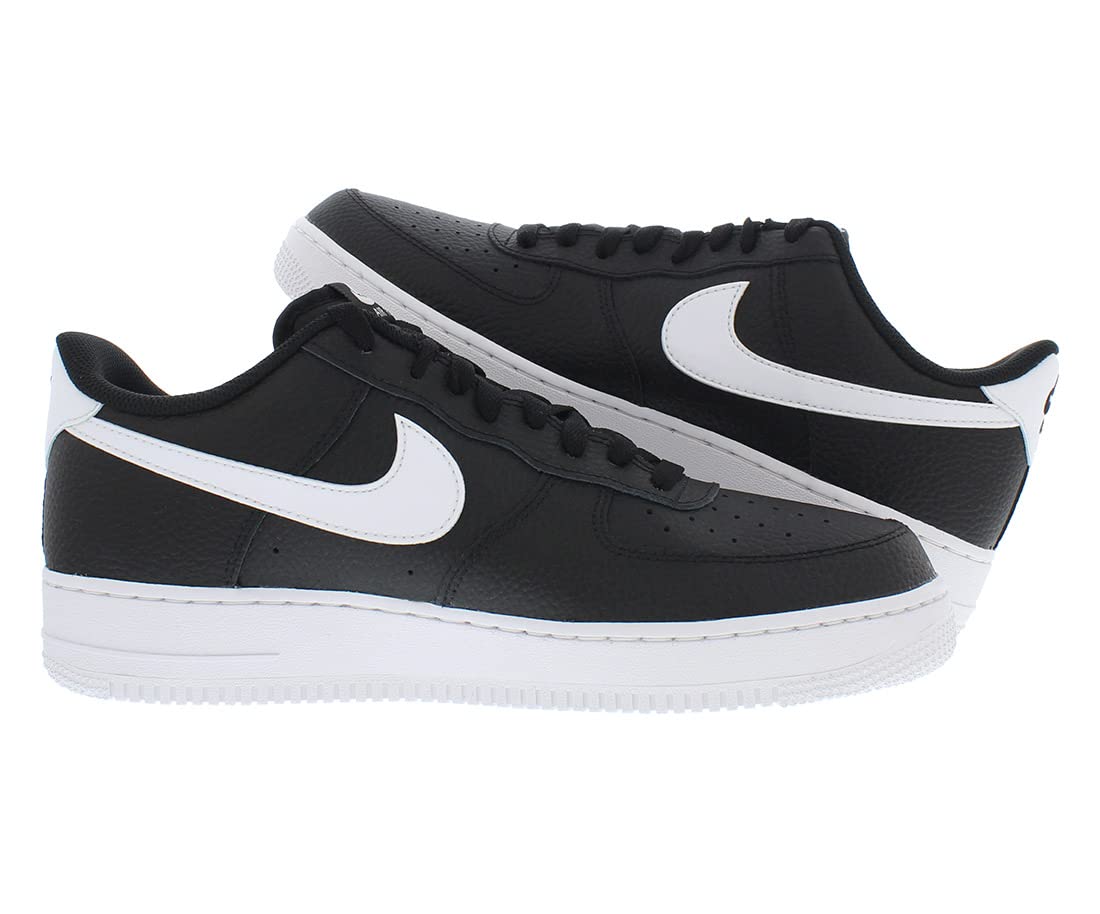 Nike Homme Air Force 1 '07 Chaussures, Black White