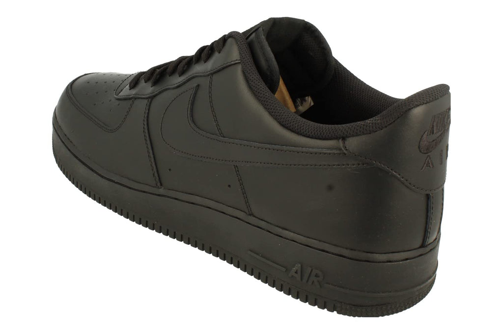 Nike Air Force 1 07 Hommes Trainers 315122 Sneakers Chaussures  Black 001