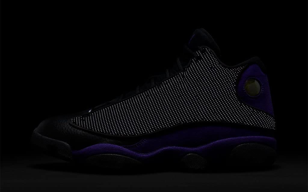Jordan Air 13 Retro Hyper Royal  Chaussures pour homme, Noir/blanc/violet