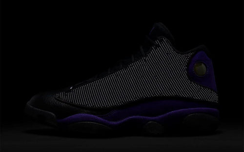 Jordan Air 13 Retro Hyper Royal  Chaussures pour homme, Noir/blanc/violet