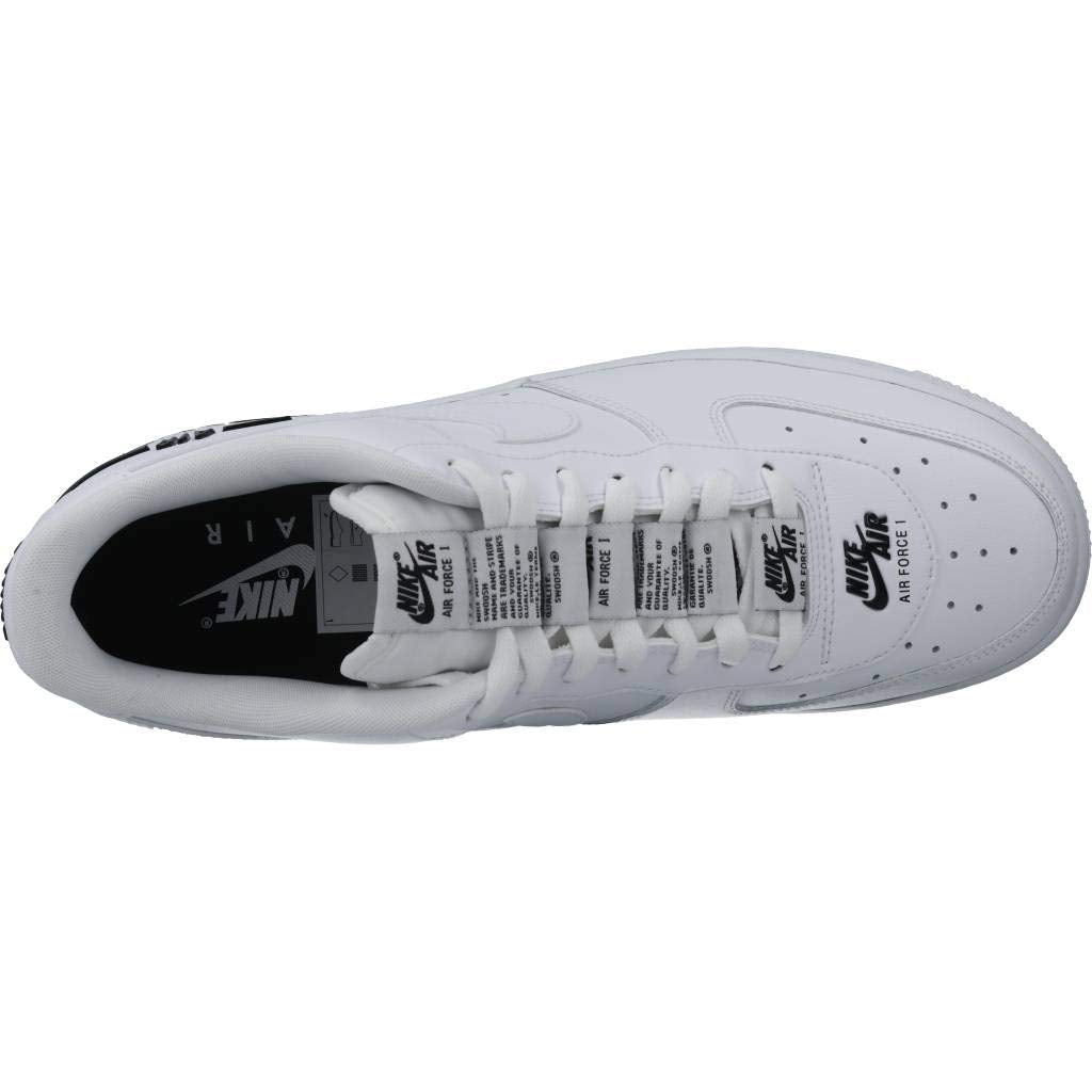 Nike Homme Air Force 1 '07 Lv8 3 Chaussure de Basket, Blanc/Blanc-Noir