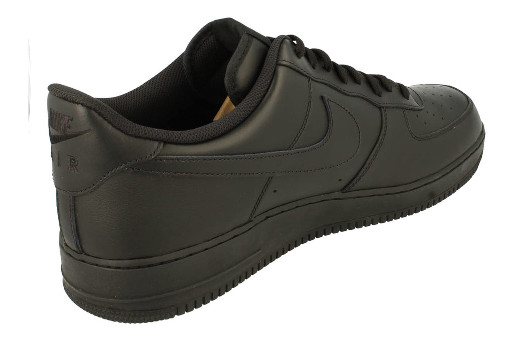 Nike Air Force 1 07 Hommes Trainers 315122 Sneakers Chaussures  Black 001