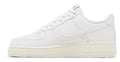 Nike Air Force 1 07 PRM Hommes Trainers DQ7664 Sneakers Chaussures (White sail Team Red 100)
