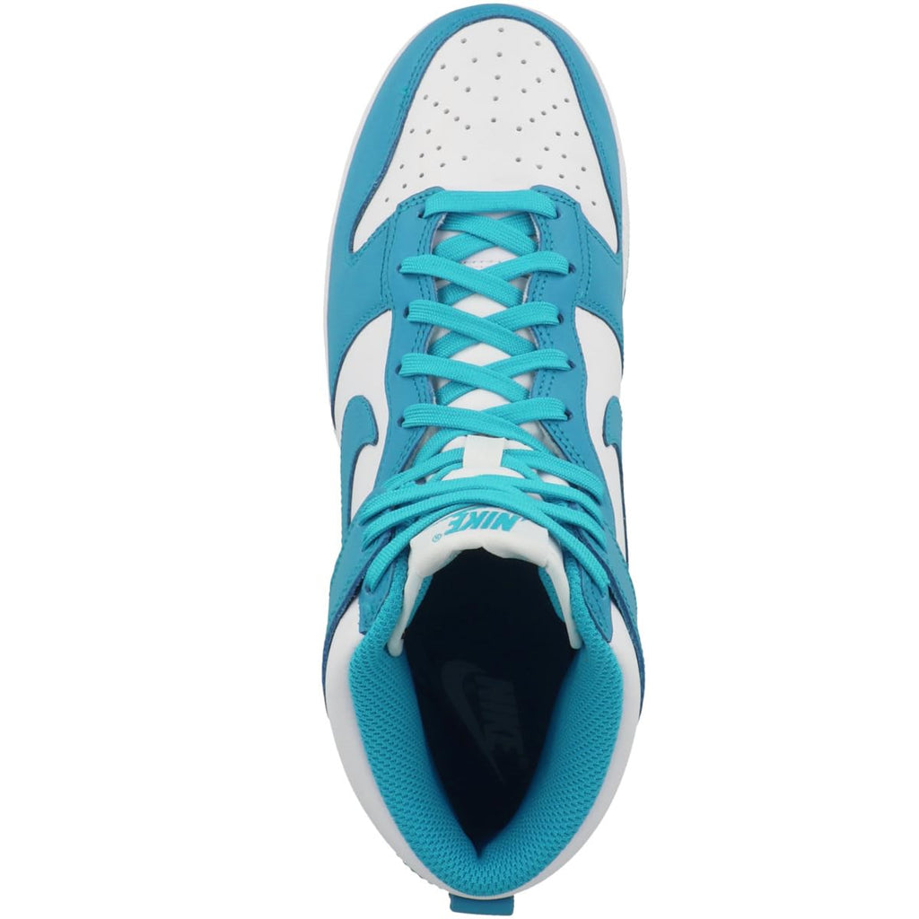 Nike Chaussures Homme Dunk High Retro Blanc Vast Grey DD1399-100, Bleu laser/bleu laser-blanc