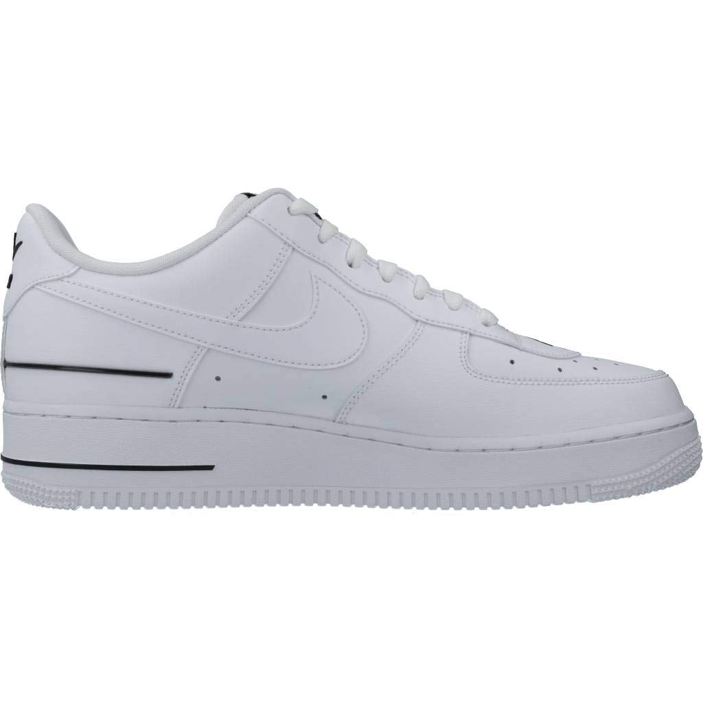 Nike Homme Air Force 1 '07 Lv8 3 Chaussure de Basket, Blanc/Blanc-Noir