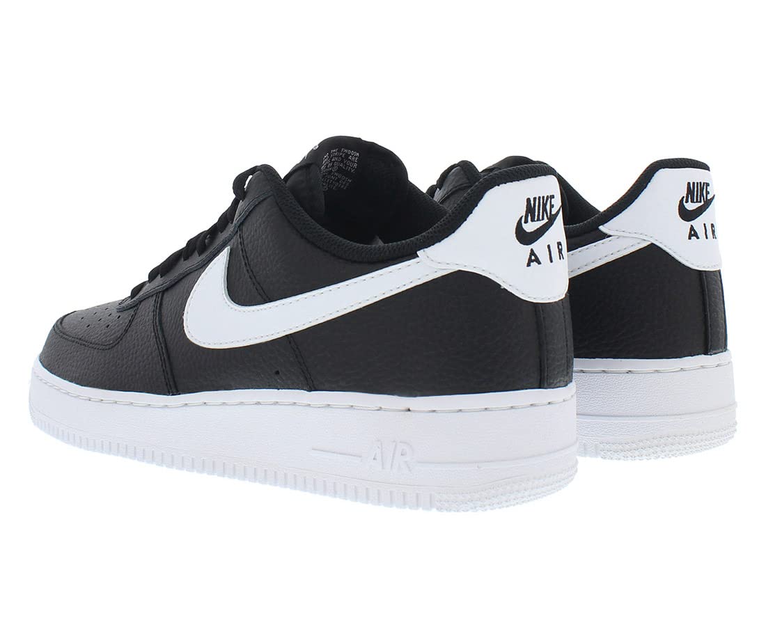 Nike Homme Air Force 1 '07 Chaussures, Black White