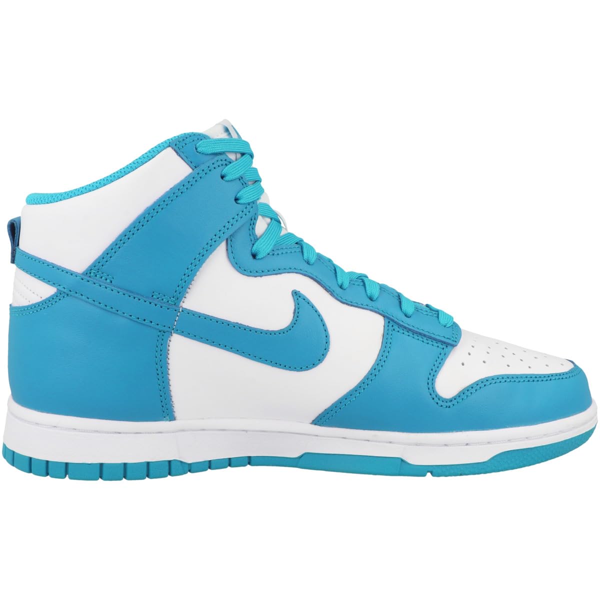 Nike Chaussures Homme Dunk High Retro Blanc Vast Grey DD1399-100, Bleu laser/bleu laser-blanc