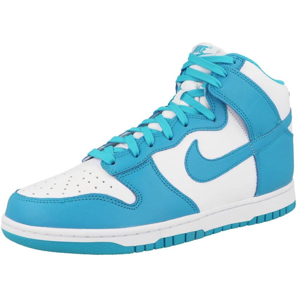 Nike Chaussures Homme Dunk High Retro Blanc Vast Grey DD1399-100, Bleu laser/bleu laser-blanc