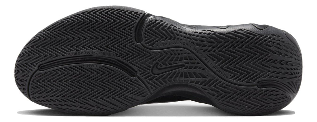 Nike Chaussures de basket-ball pour hommes, Noir/gris loup/blanc/noir