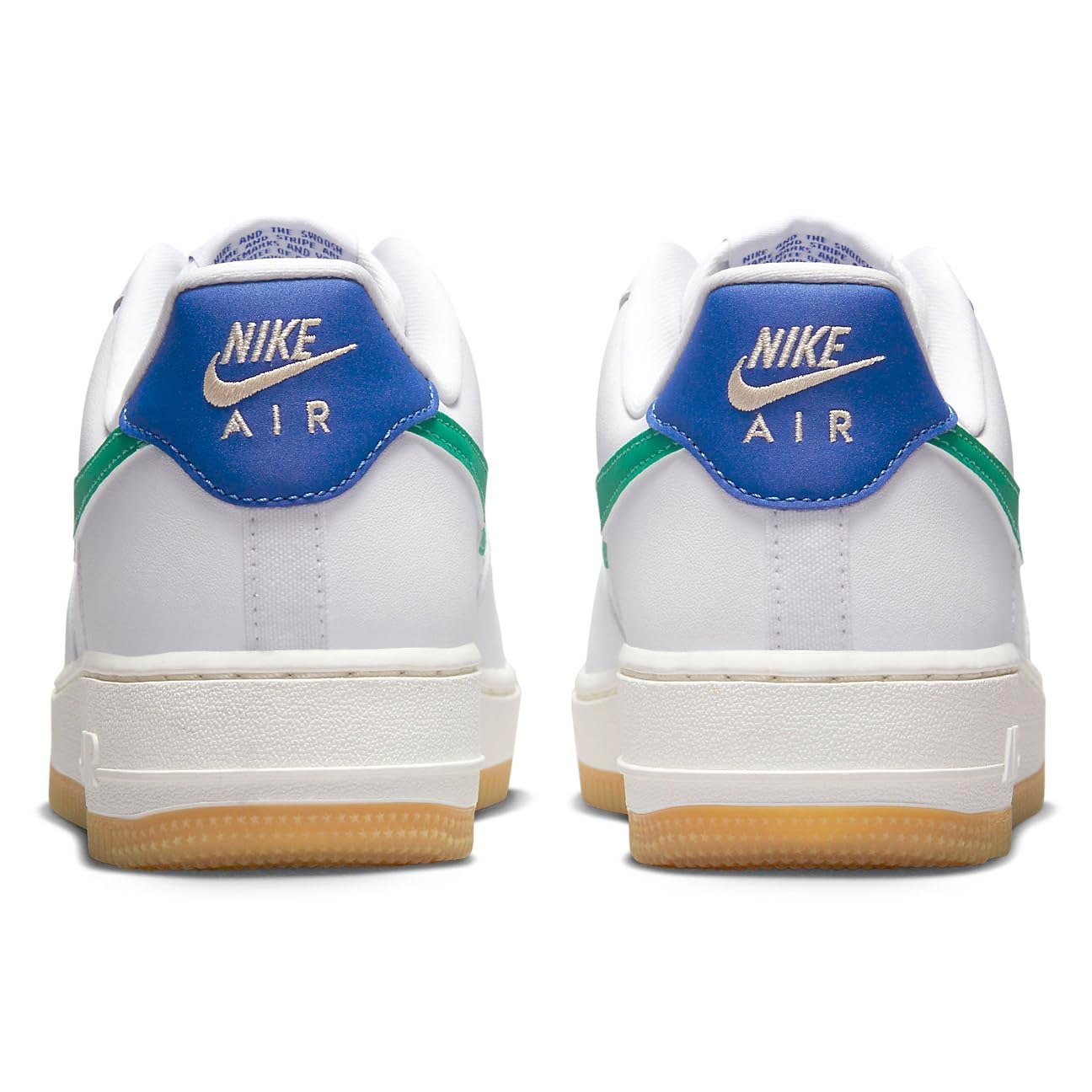 Nike Air Force 1 Low Chaussures basses pour femme Blanc/vert stade