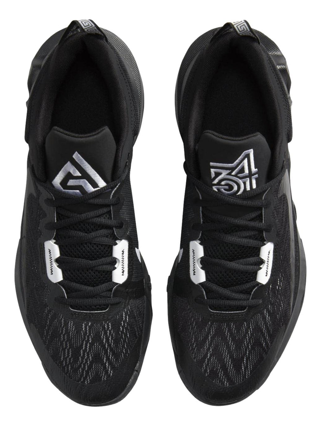 Nike Chaussures de basket-ball pour hommes, Noir/gris loup/blanc/noir