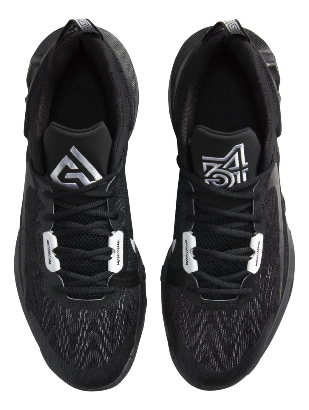 Nike Chaussures de basket-ball pour hommes, Noir/gris loup/blanc/noir