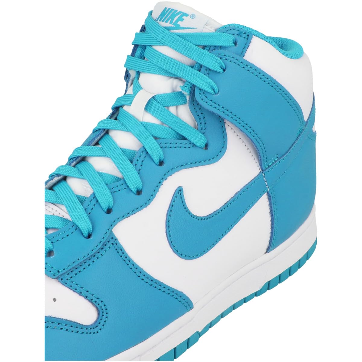 Nike Chaussures Homme Dunk High Retro Blanc Vast Grey DD1399-100, Bleu laser/bleu laser-blanc