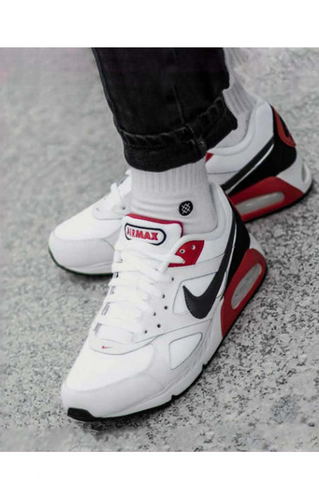 Nike Homme Air Max Ivo Chaussures de Sport, Jaune Citron, Corail Bleu