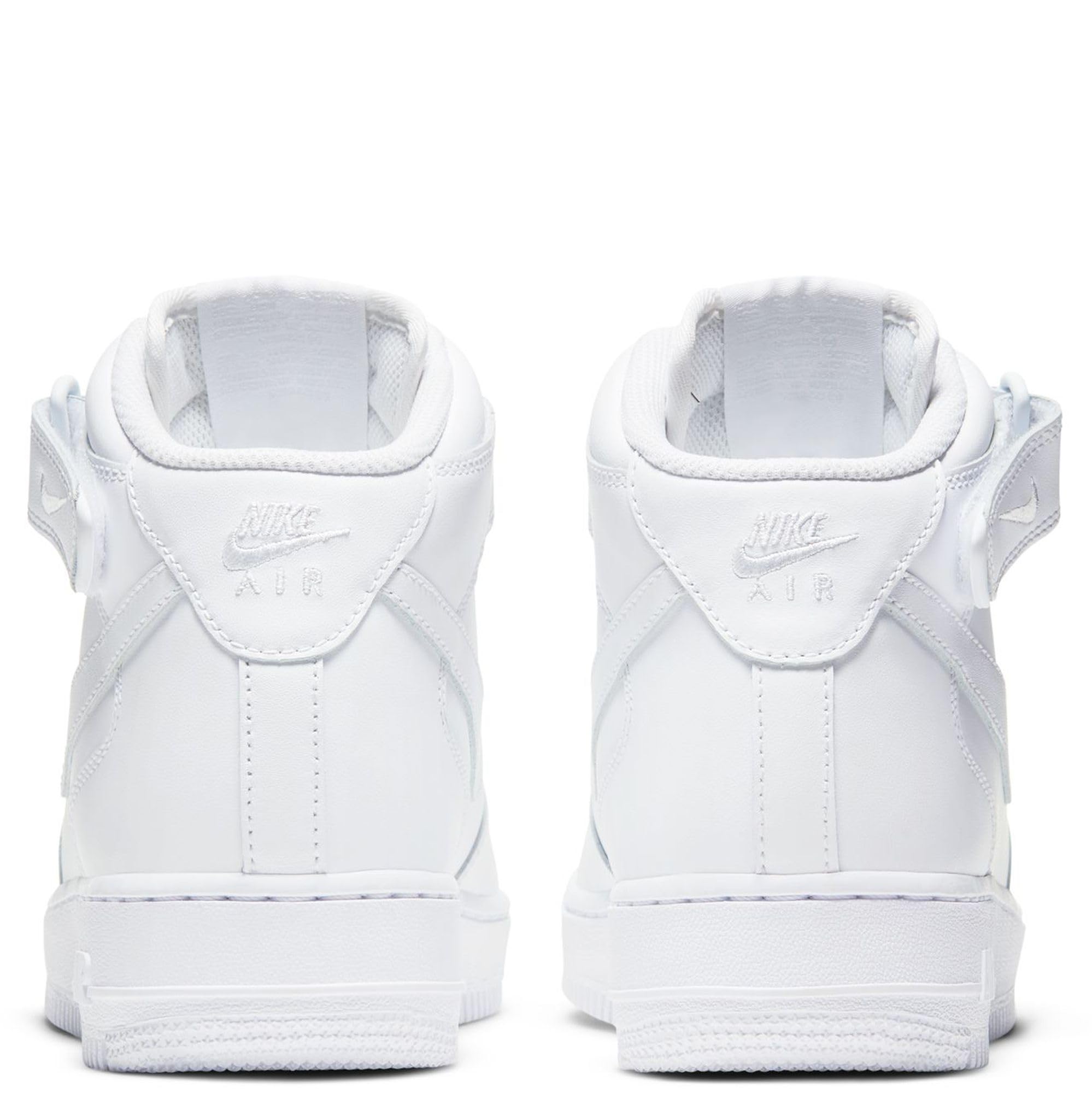 Nike Chaussures Air Force 1 Mid '07 en cuir pour femme, blanc