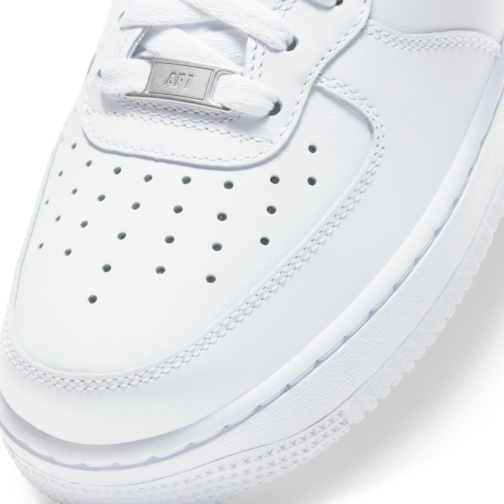 Nike Chaussures Air Force 1 Mid '07 en cuir pour femme, blanc