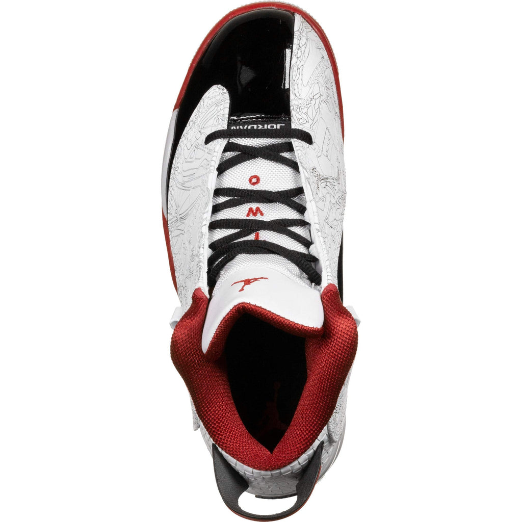 Nike Homme Air Jordan Dub Zero Chaussure De Course, White/Black-Varsity Red-Neutral Grey