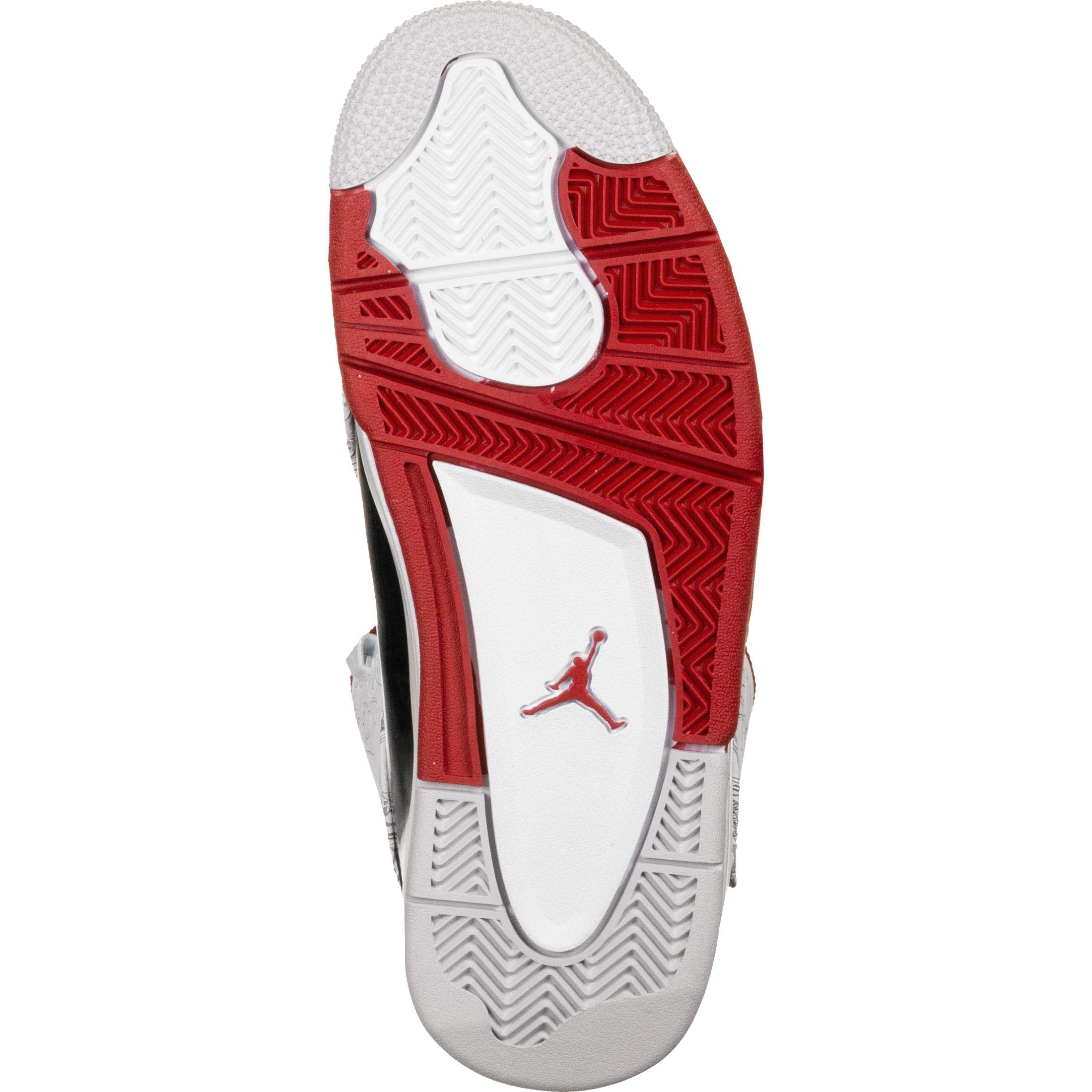 Nike Homme Air Jordan Dub Zero Chaussure De Course, White/Black-Varsity Red-Neutral Grey