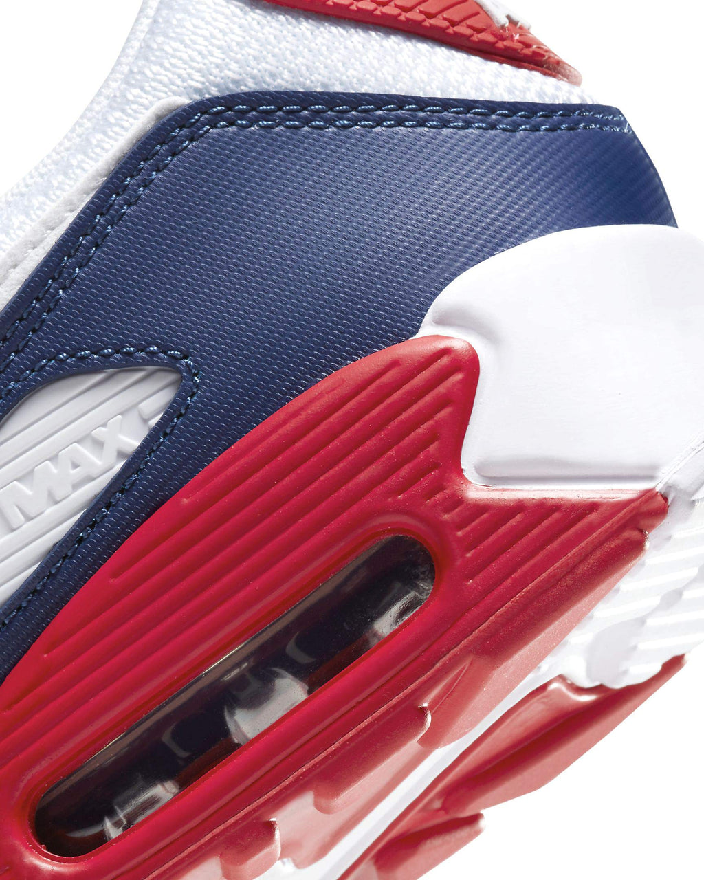 Nike Air Max 90 Hommes Chaussures De Course Casual Cw5456-100, Bleu (Blanc/blanc/rouge profond)